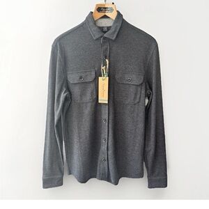 Tailor Vintage Comfort Stretch Long Sleeve Shirt Size S